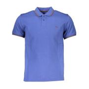 Zomer Polo Shirt met Contrastdetails Harmont & Blaine , Blue , Heren