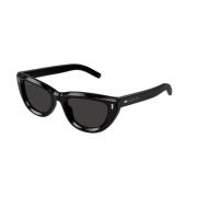 Zwart Grijs Zonnebril Gg1521S Model Gucci , Black , Dames