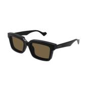 Zwart Transparante Zonnebril Gg1543S 004 Gucci , Black , Heren