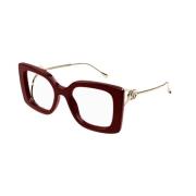 Burgundy Gg1567O 003 Zonnebril Gucci , Red , Dames