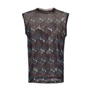 Zijden Multicolor Top met All-Over Print Dries Van Noten , Multicolor ...