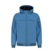 Heren Lichtblauwe Softshell Jas Ballin Amsterdam , Blue , Heren