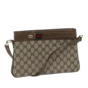 Pre-owned Leather shoulder-bags Gucci Vintage , Multicolor , Dames