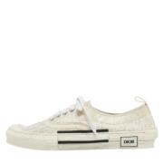 Pre-owned Canvas sneakers Dior Vintage , White , Heren