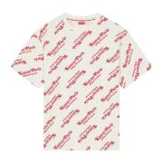 Iconische Monogram T-shirt Kenzo , Multicolor , Heren