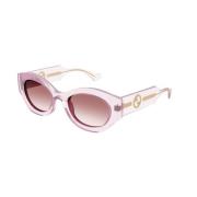Roze Rode Zonnebril Gg1553S 003 Gucci , Pink , Dames