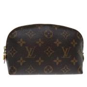 Pre-owned Canvas clutches Louis Vuitton Vintage , Brown , Dames