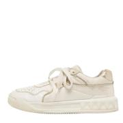 Pre-owned Leather sneakers Valentino Vintage , White , Dames