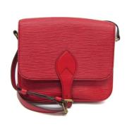 Pre-owned Leather louis-vuitton-bags Louis Vuitton Vintage , Red , Dam...