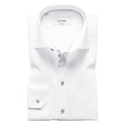 Witte Business Overhemd Jurk Eton , White , Heren