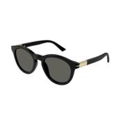 Zwart Grijs Zonnebril Gg1501S Gucci , Black , Heren