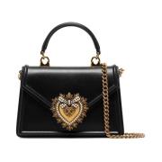 Zwarte Sacred Heart Kettingtas Dolce & Gabbana , Black , Dames