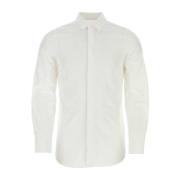 Klassieke Witte Poplin Overhemd Jil Sander , White , Heren