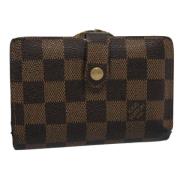 Pre-owned Canvas wallets Louis Vuitton Vintage , Brown , Dames