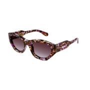 Havana Violet Zonnebril Chloé , Multicolor , Unisex