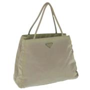 Pre-owned Nylon totes Prada Vintage , Beige , Dames