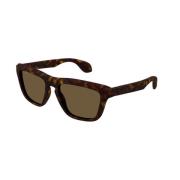 Bruin Havana Zonnebril Gg1571S 002 Gucci , Brown , Heren