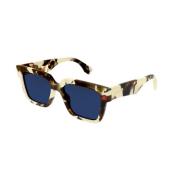 Blauw Havana Zonnebril Gg1626S Gucci , Multicolor , Heren