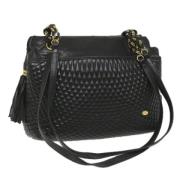 Pre-owned Leather shoulder-bags Bally Pre-owned , Black , Dames