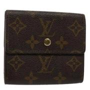 Pre-owned Canvas wallets Louis Vuitton Vintage , Brown , Dames