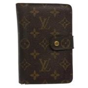 Pre-owned Canvas wallets Louis Vuitton Vintage , Brown , Dames