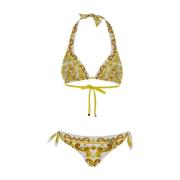 Gele Zee Kleding Bikini Tris Maiolica Dolce & Gabbana , Multicolor , D...