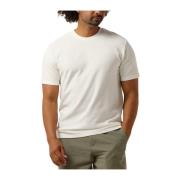 Heren Polo & T-shirts Structuur O-hals Selected Homme , White , Heren