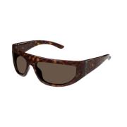 Bruin Havana Zonnebril Gg1574S 002 Gucci , Brown , Heren