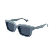 Licht Blauw Transparante Zonnebril Gg1543S Gucci , Gray , Heren