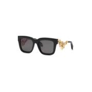 Zwarte Rook Zonnebril Src041M Roberto Cavalli , Black , Unisex