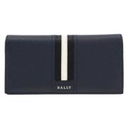 Pre-owned Leather wallets Bally Pre-owned , Blue , Dames