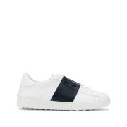 Rockstud Leren Sneakers Valentino Garavani , White , Heren