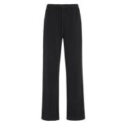 Zwarte Wijde Tencel Broek Samsøe Samsøe , Black , Dames