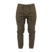 Slim Fit Knoopsluiting Broek Xagon Man , Green , Heren