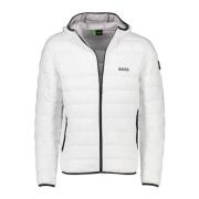 Witte Hooded Winterjas Hugo Boss , White , Heren