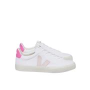 Canvas Sneakers met Roze Details Veja , White , Dames
