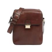 Stijlvolle Borselli Tas The Bridge , Brown , Heren