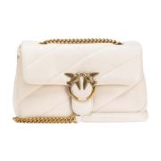 Love Classic Puff Tas Pinko , White , Dames