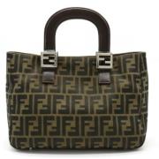 Pre-owned Canvas fendi-bags Fendi Vintage , Brown , Dames