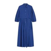 Retrostijl Zomerjurk Max Mara Weekend , Blue , Dames