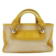 Pre-owned Canvas celine-bags Celine Vintage , Yellow , Dames