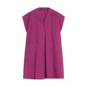 Chic Polo Style Cotton Dress Max Mara Weekend , Purple , Dames