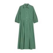 Retrostijl Katoenen Zomerjurk Max Mara Weekend , Green , Dames