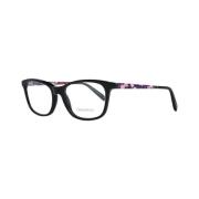 Zwarte Rechthoekige Optische Frames voor Vrouwen Emilio Pucci , Black ...