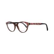 Bruine Dames Optische Brillen met Veerscharnier Emilio Pucci , Brown ,...