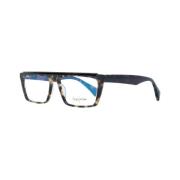 Bruine Rechthoekige Optische Brillen Vrouwen Yohji Yamamoto , Multicol...