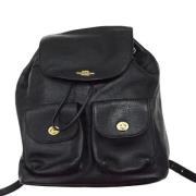 Pre-owned Leather backpacks Coach Pre-owned , Black , Dames