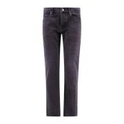 Zwarte Jeans Aw22 Saint Laurent , Black , Heren