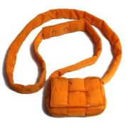 Pre-owned Fabric shoulder-bags Bottega Veneta Vintage , Orange , Dames