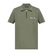 Polo met logo Balmain , Green , Heren